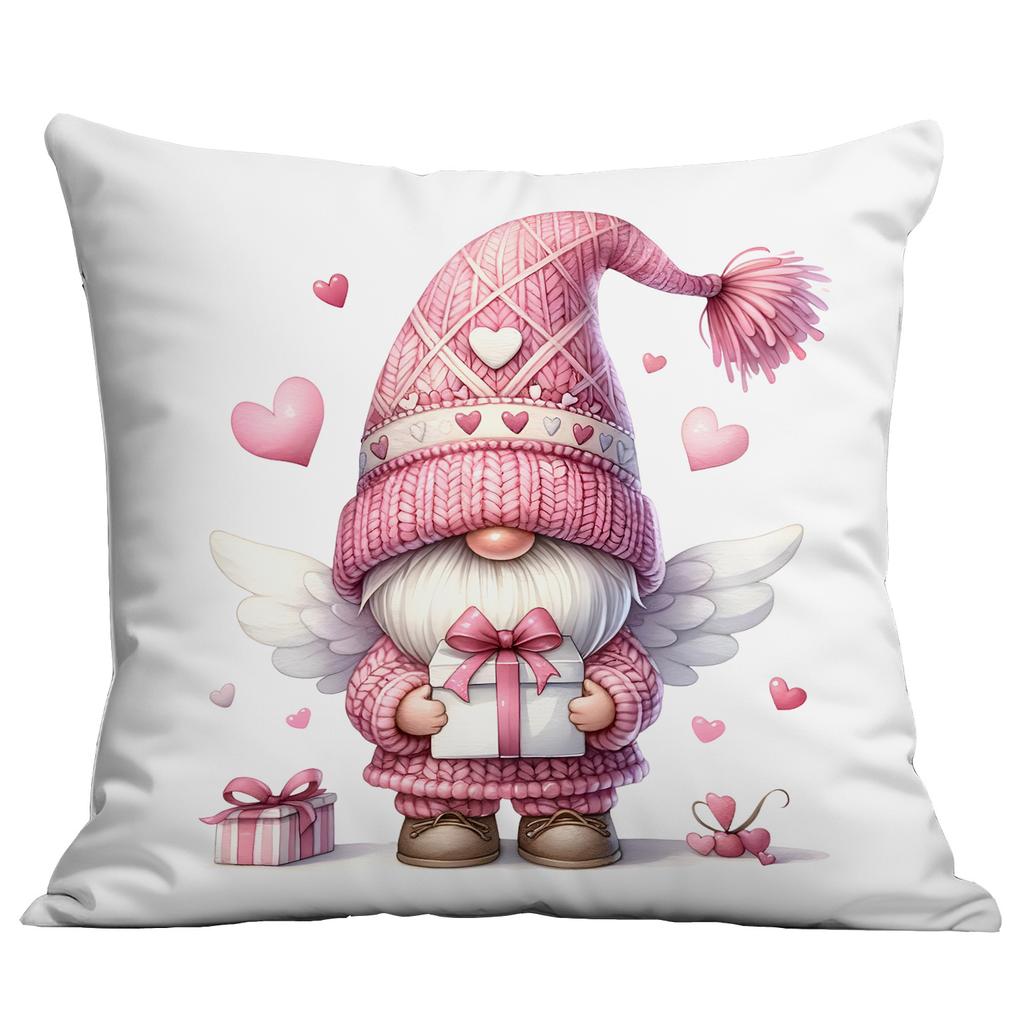 New Valentine's Day Push Pillow Cute Cupid Pink Push Pillow Cover Home Push Pillow Cover