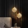 Modern Minimalist Crystal Pendant Light for Bedroom, Study, Bar, or Staircase