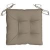 Pallet Cushions 6 Pcs Taupe 50 X 50 X 7 Cm Oxford Fabric