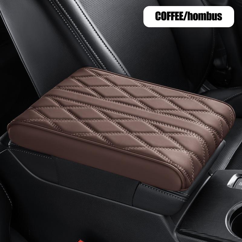 Auto Streifen Armlehnenpolster Matte Auto Mittelkonsolenpolster Memory-Schaum Armlehnenbox Handauflage Kissen Universell passend für die meisten Fahrzeuge