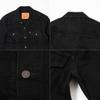 Levi's 72334 The Trucker Jacket men's denim jacket black denim (JP, Alphabet, L)
