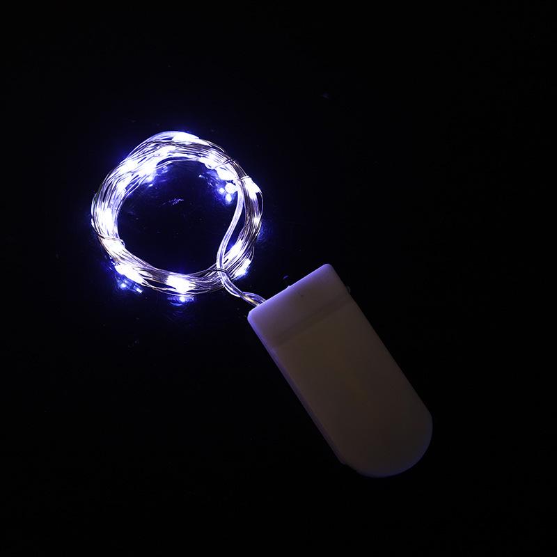 LED Fairy Lights String: Small Copper Wire Decoration with Battery Box, Ideal for Christmas and Outdoor Atmosphere Lighting.