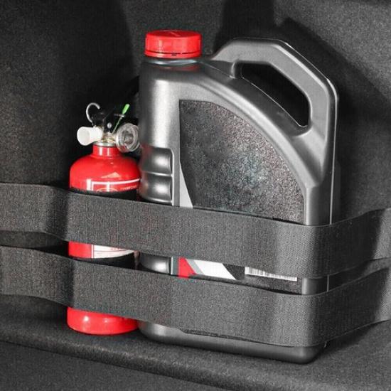 2Pcs Nylon 60cm Car Trunk Organizer Fixing Belt Storage Bag Tapes Accessories