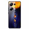 Glass Back Cover For Poco M6 Pro 4G Case M 6 M6Pro Hard Tempered Glass Case For Xiaomi Redmi Note 13 Pro Phone Case Soft Bumper