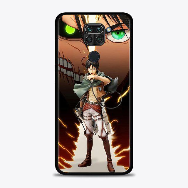 Case For Xiaomi Redmi Note 11 9 8 10 Pro 9s 8t 7 10pro Max Coque For Redmi 11 9 9c 9a 8 8a 7 7a Cover Attack On Titan Anime