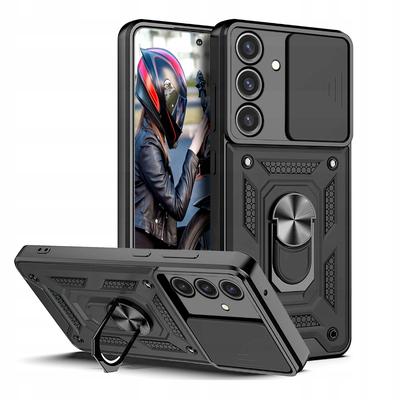 Case for SAMSUNG GALAXY A17 5G ARMOR SLIDE RING REINFORCED + 9H GLASS