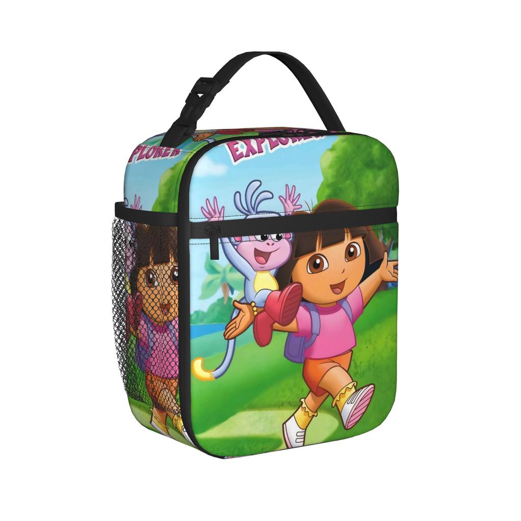 D-Doras The Explorers Thermal Insulated Lunch Bag for Travel Portable Food Bag Container Men Women Cooler Thermal Lunch Boxes