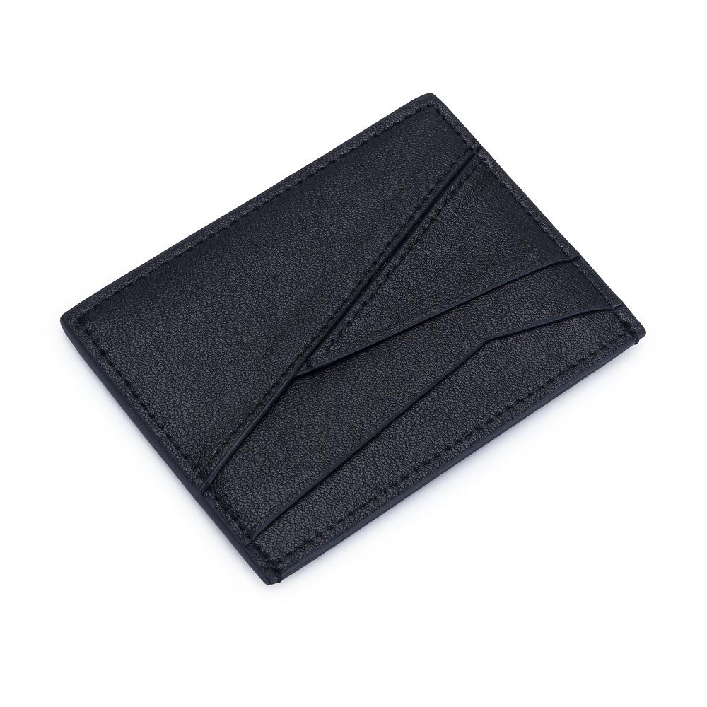 Credit Card Wallet Super Slim Card Holder Genuine Leather Wallet for Man and Women with 4 Card Slots and 1 Coin Pocket