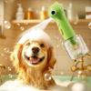 Rechargeable Dog Shampoo Dispenser Dinosaurs Shape Dog Shower Foamer  Pet Cleaning