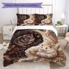 Vintage Cavia Patroon Beddengoed Dekbed Set Dekbedhoes Kussensloop Huisdecoratie Verjaardagscadeau (1 * dekbedovertrek + 2 * kussensloop zonder vulling)
