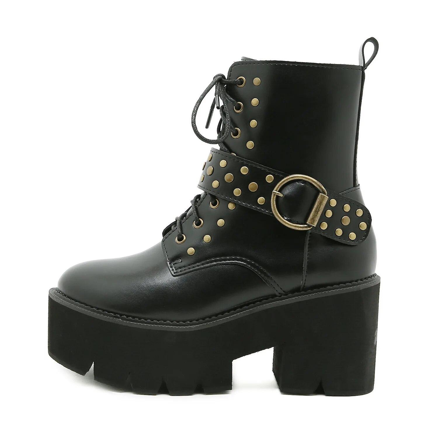 Сапоги на каблуке 8 см — фото 7