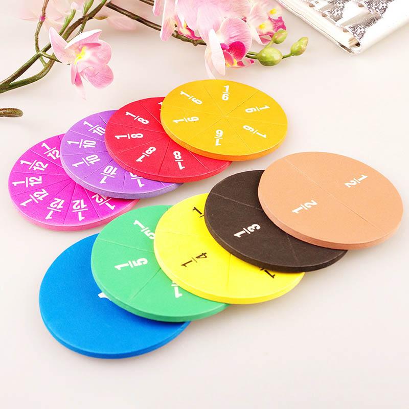 9CM Size Colorful EVA Score Calculation Learning Disc 9PCS/Pack Math Addition Subtraction Training Props Party Gifts Rewards ZYF