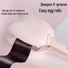 32mm Negative Ion Egg Roll Curling Iron with Cat Claw Design, Korean-Style Water Ripple, Portable.