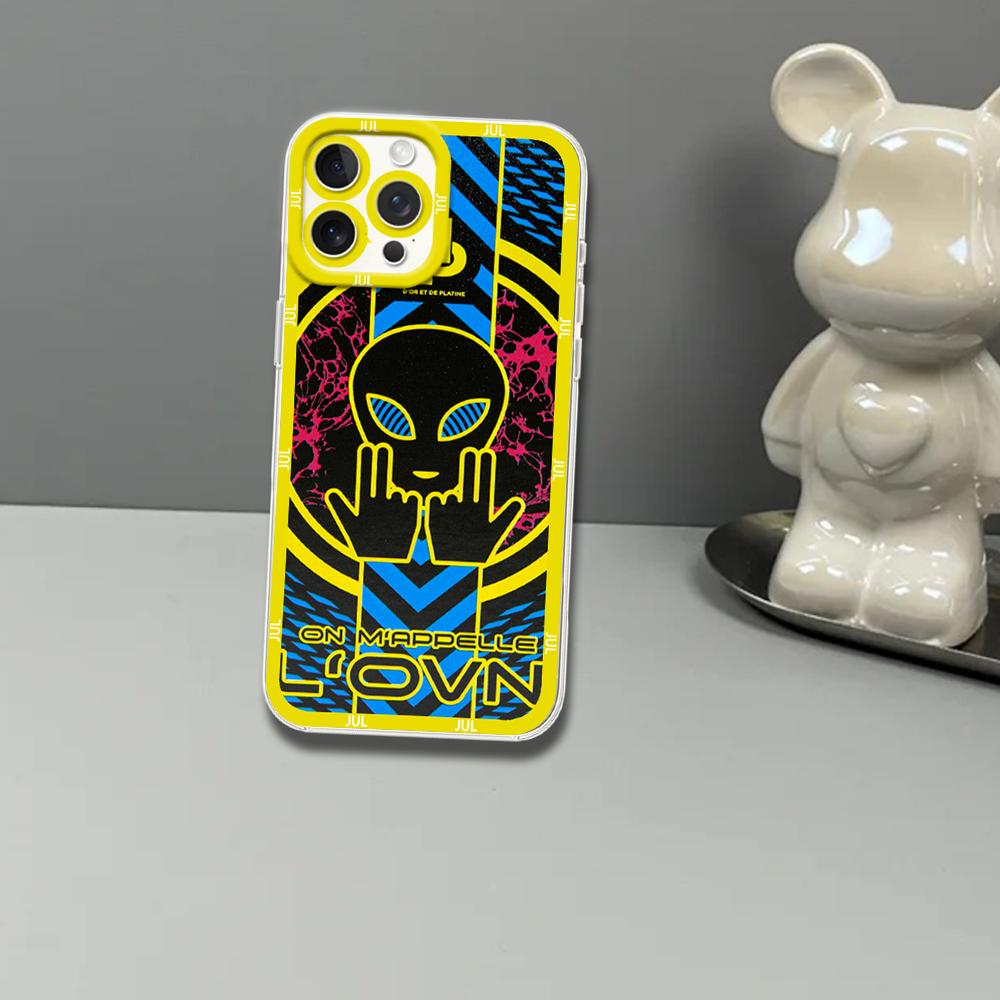 Jul Rapper 13 ORGANISE Phone Case For iPhone Transparent Border Soft Shell 11 12 13 Mini 14 15 16 Pro Max