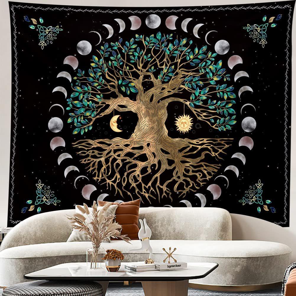Indian Mandala Tapestry Wall Hanging Sandy Beach Throw Rug Blanket Camping Tent Travel Mattress Bohemian Tapestries