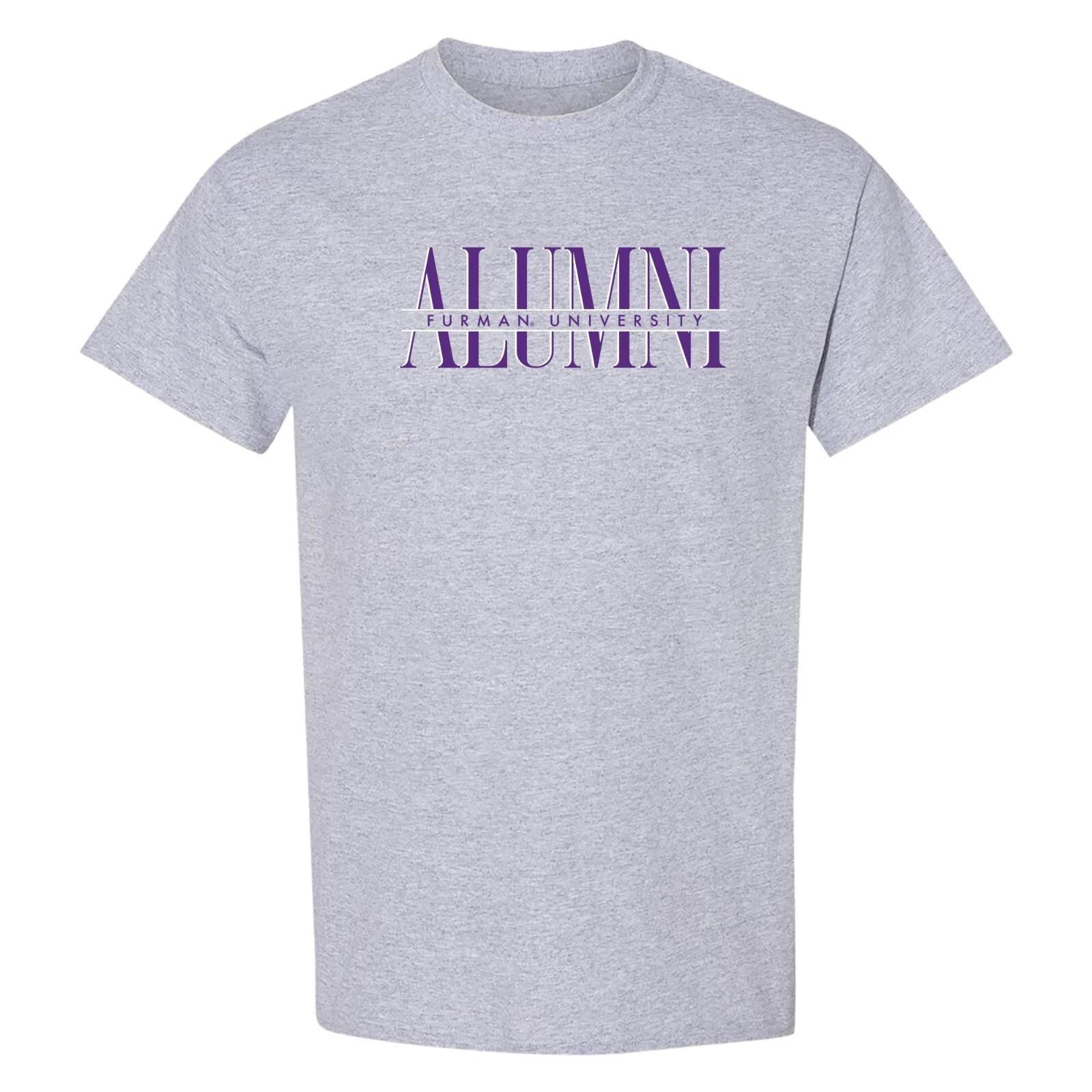 Furman Classic Alumni T-Shirt - Sport Grey XL