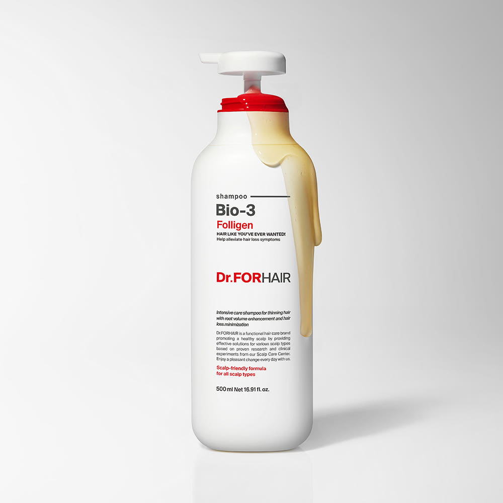 Dr.FORHAIR Folligen Bio-3 Shampoo 500ml (+Free gift)