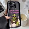 Funny Movie Shrek Phone Case For Iphone Apple 17 AIR 16 16E 11 12 13 14 15 XR Plus Pro Max Silicone Case Funda DIY Shell Cover
