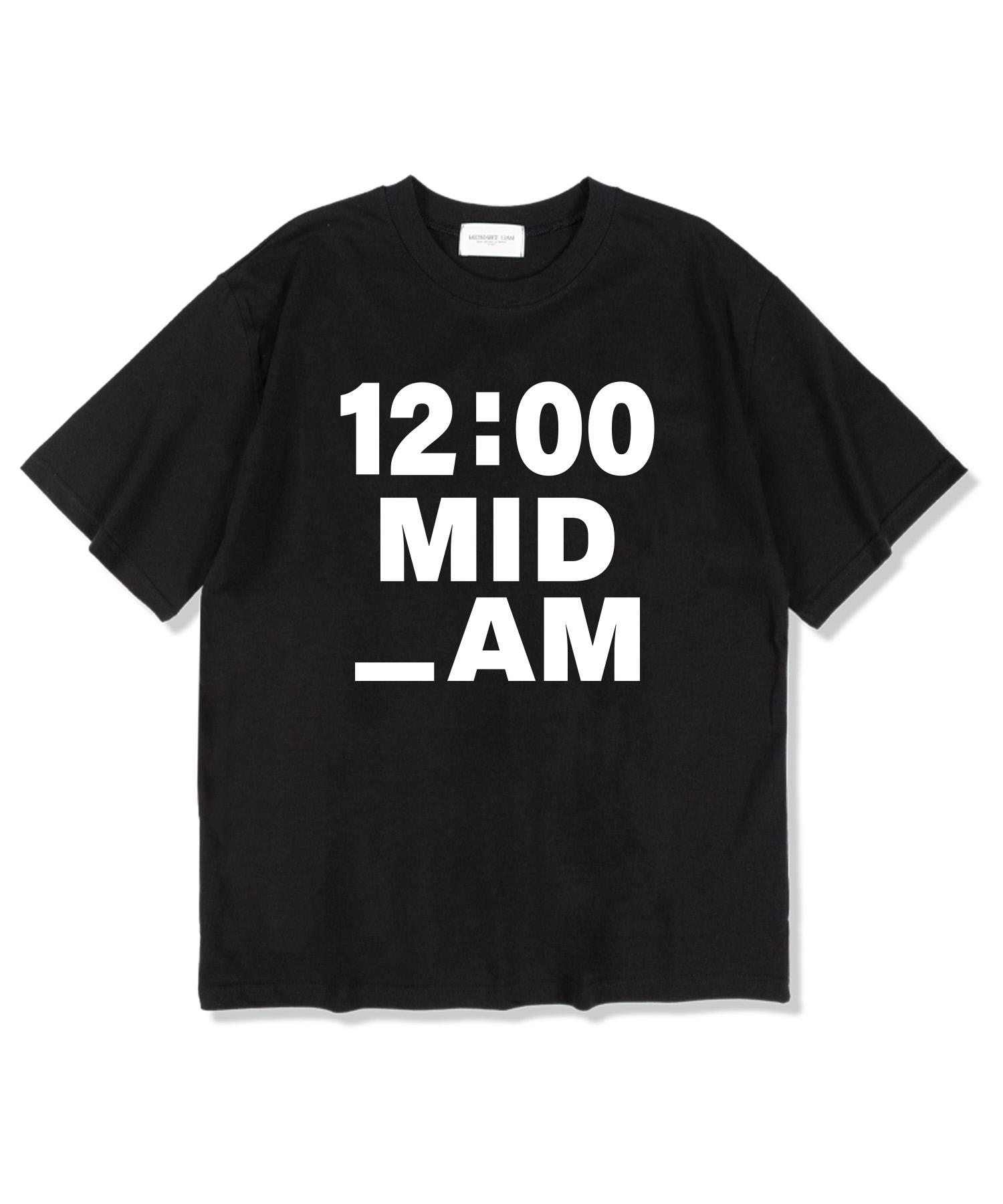 Midnight 12 Am Mid_Am Short Sleeve T-Shirt Black Xxl