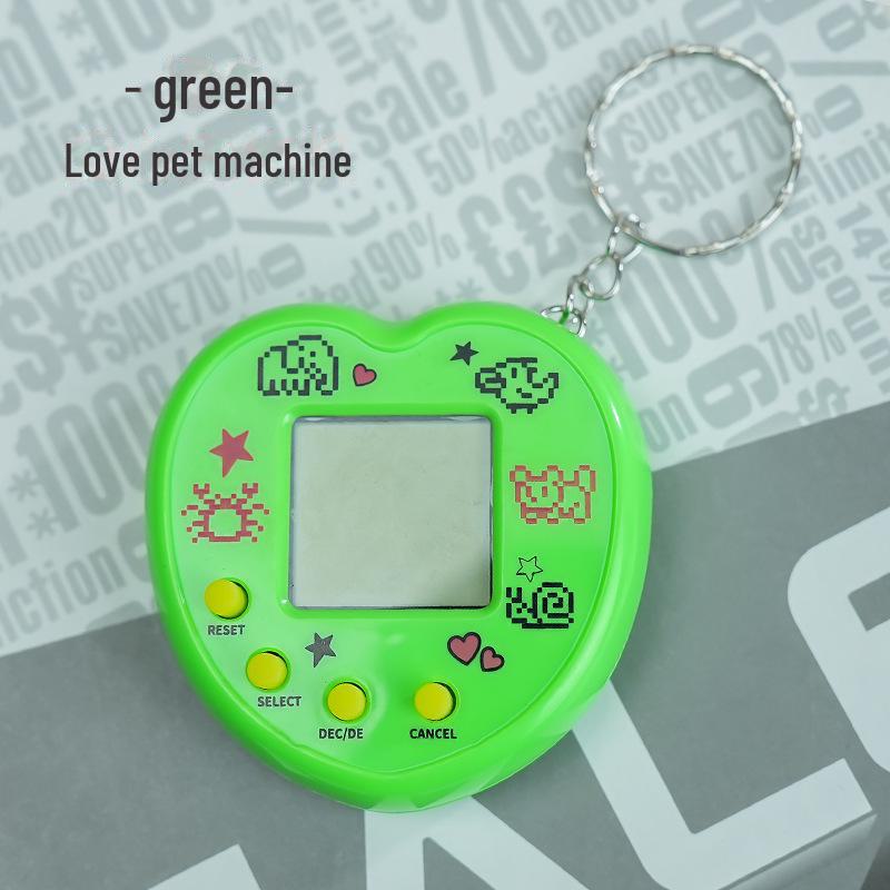 Cross-Border Mini Virtual Pet Game Console for Kids - Interactive Electronic Toy Pendant