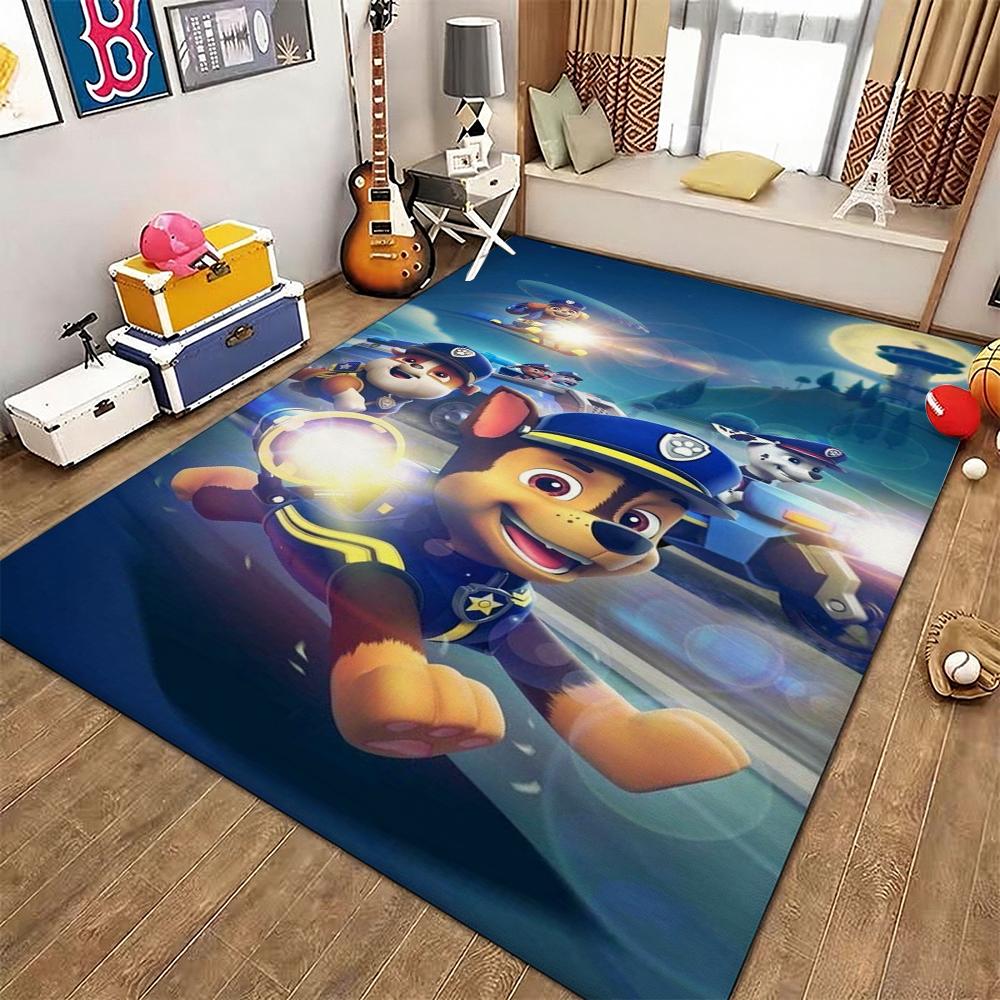 Paw Patrol Pups' Happy Time Patterned Rug Durable Stainresistant Carpet For Hallway Balcony Study Home Party Decor Birthday Gift