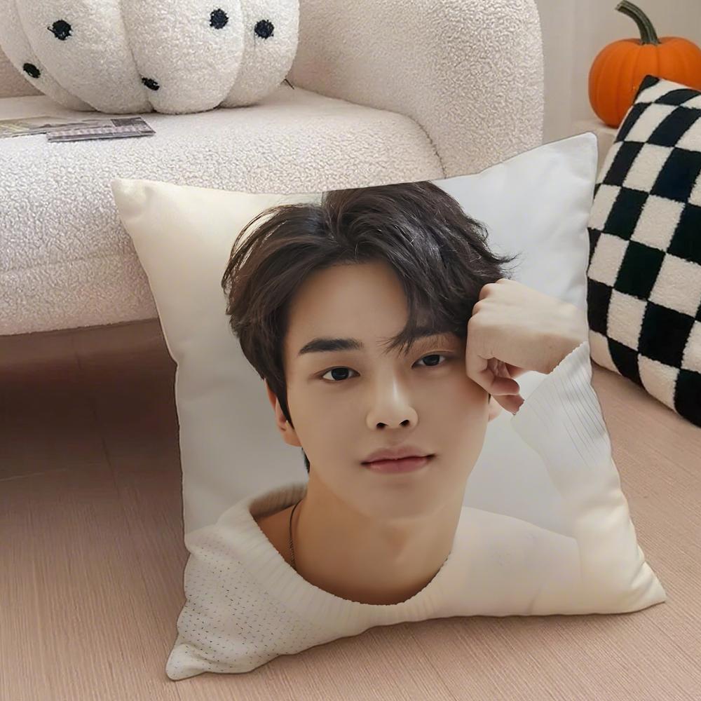 Handsome Charming Korean Actor SSong Kang Cushion Cover Throw Pillow Cover Hidden Button Durable Polyester Chair Cushion