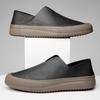 Herrenschuhe, modische Slip-On-Sneakers aus Gummi für den Außenbereich, Mokassins, handgefertigte Herren-Loafer, weiche Freizeitschuhe aus Leder