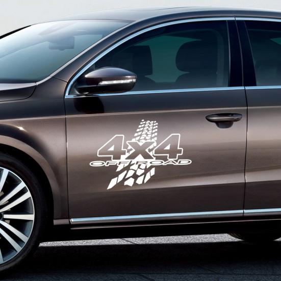 4X4 Off-Road Funny Reflective Decal Car Window Body Styling Sticker DIY Decor