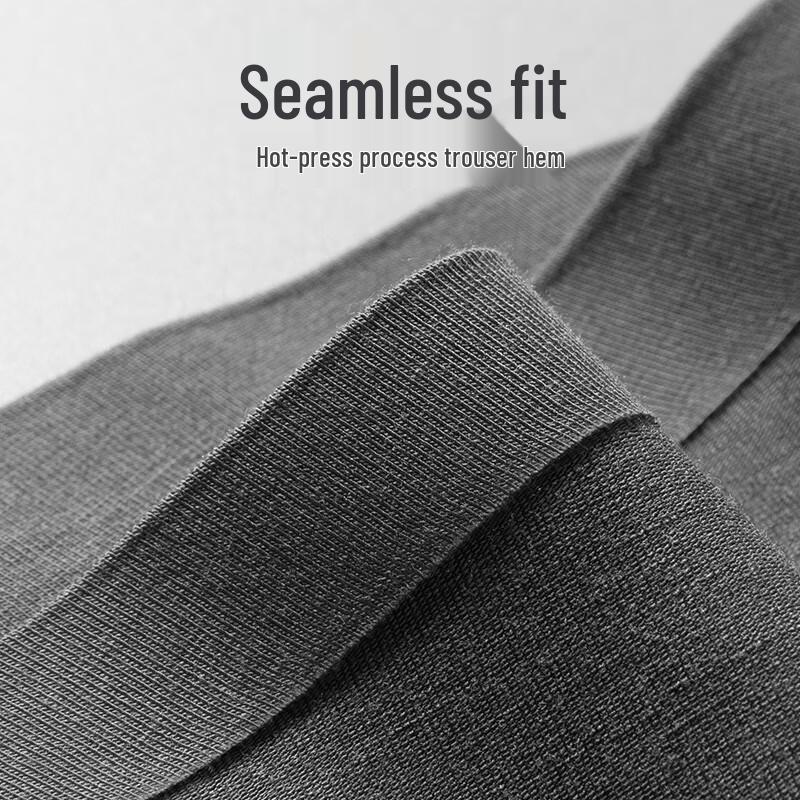 Langsha Men's Modal Antibacterial Seamless Boxer Briefs 3-Pack