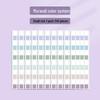 Morandi Color Transparent Sticky Note Strips - Writable Index Tab Labels for Students