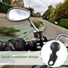Angled Head Adapter Ball Base Angled Shock Absorbing Sturdy Alloy Ball Base Motorcycle Phone Holder Cycling Accessories for Bike