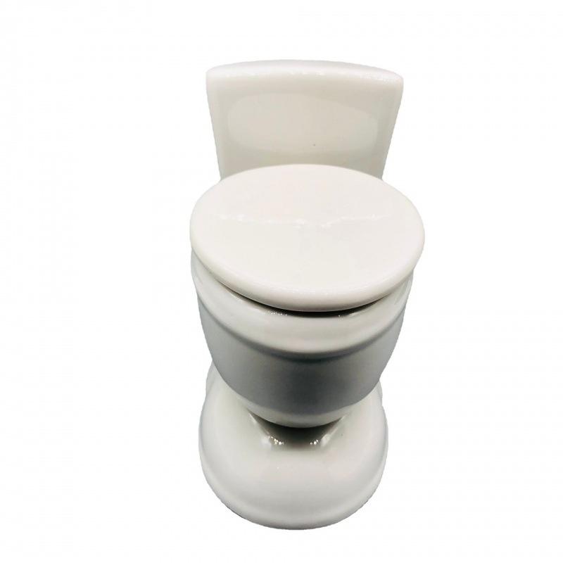 Parodie Toilettenbecher kreative Toilettenwassertasse großes Fassungsvermögen dreidimensionale Kackbecher Toilettenbecher Keramiktasse mit Deckel