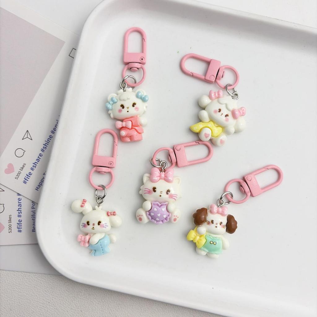 Cartoon Cute Melody Keychain Pendant Bag Charm for Couples and Friends