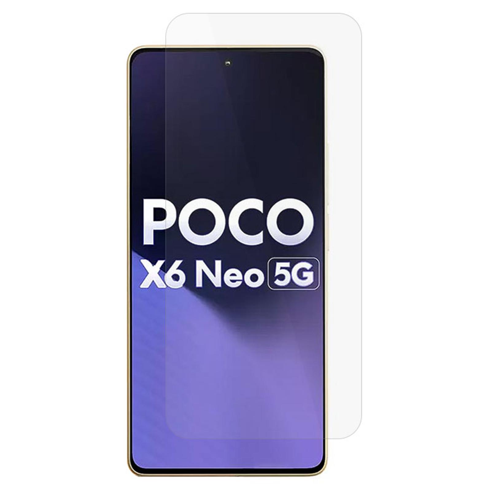 

AMORUS Для Xiaomi Poco X6 Neo 5G Захисне скло для екрана 2.5D Твердість 9H Високоалюмосилікатне скло As Shown A