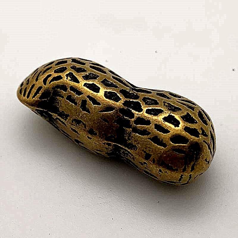 Stray coins, brass antique, antique bronze peanuts, creative shaped ornament copper coins, gold peanuts, zinc silver peanuts