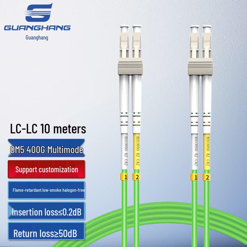 Guanghang OM5 Ten Gigabit Multimode Fiber Optic Patch Cable