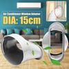 Window Adapter for Portable   Conditioner,   Exhaust Hose Connector with Length of 1,, for All Portable AC Units with Diameter of