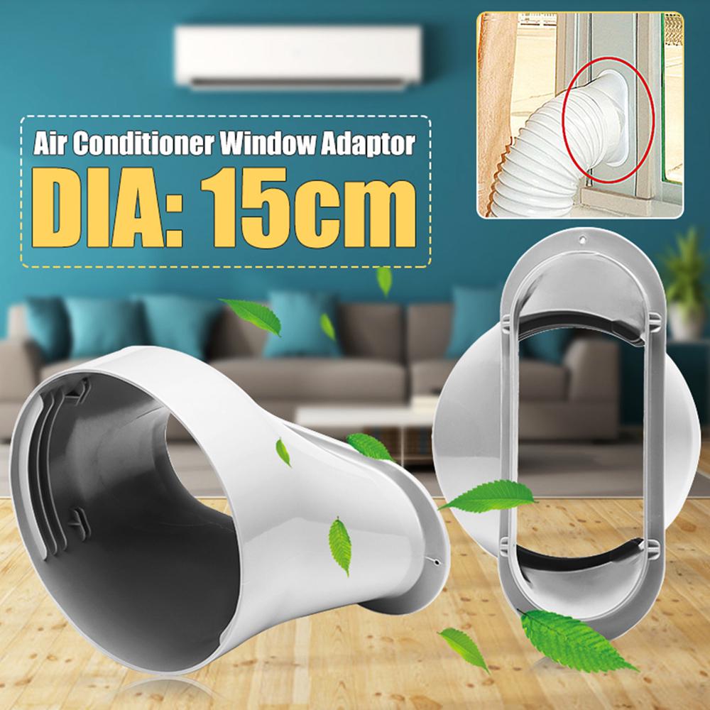 Window Adapter for Portable Conditioner, Exhaust Hose Connector with Length of 1,, for All Portable AC Units with Diameter of