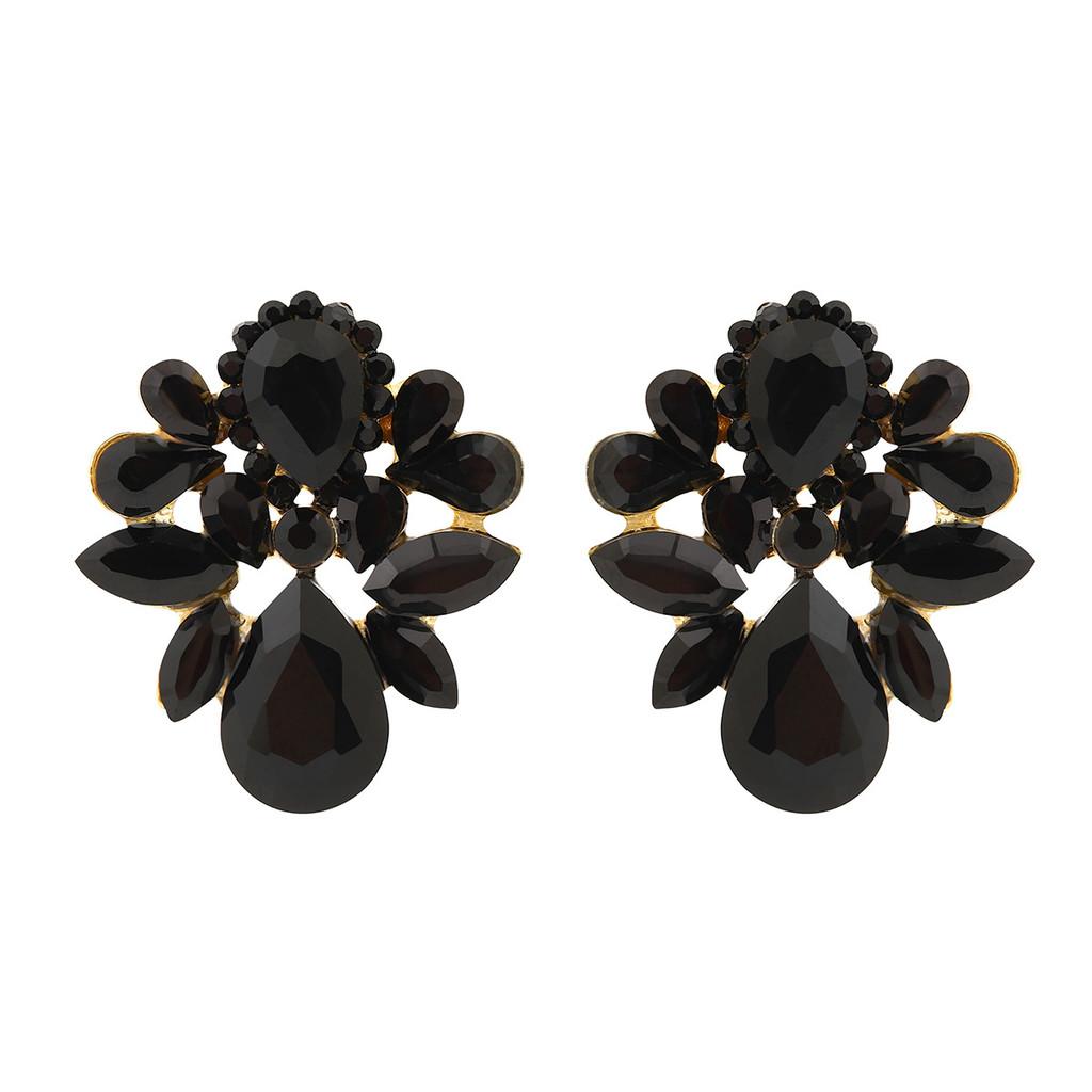 Water Drop Crystal Earrings For Women Luxury Fashion Dangle Jewelry Gift