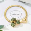 Gold Oil-Dripped Flower Pendant Anklet 3D Charm Beach Anklet Foot Chain Jewelry  for Foot Jewelry