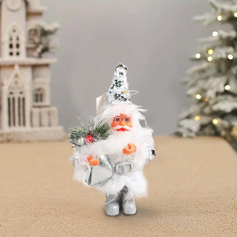 Christmas Santa Claus Ornaments Home Party DIY Desktop Bookshelf Exquisite Festival Supplies