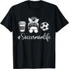 Soccer Mom Life - Soccer Lover Soccer Mom T-Shirt, Small, Black