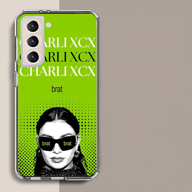 

Singer C-Charli XcX Phone Case For Samsung Galaxy S25 Edge S24 S23 FE S21 S20 S10 Plus S22 S26 Ultra Cover Clear Cases TPU Capa Samsung S10 Lite2020