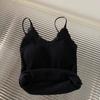 Women's V-Neck Camisole with Lace and Chest Pad – Summer 2024 Style