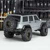 INJORA 6.10in 133g Wheelbase ABS Hardtop Cherokee Body for TRX4M Bronco Defender Chassis 1/18 RC Crawler Upgrade(Silver Grey)