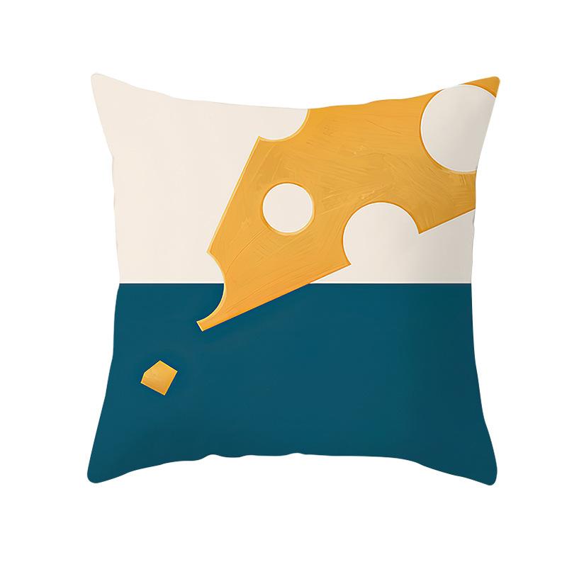 Nordic, Fresh and Cute Cartoon Pillowcase, Home Sofa, Car Bedside, Office Cushion Cover
