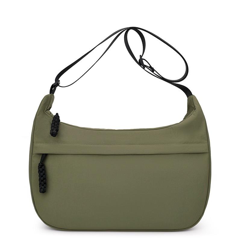 Neue Retro-Literarische Canvas-Tasche Damen Schulter Umhängetasche Große Kapazität Leicht Lässige Knödeltasche