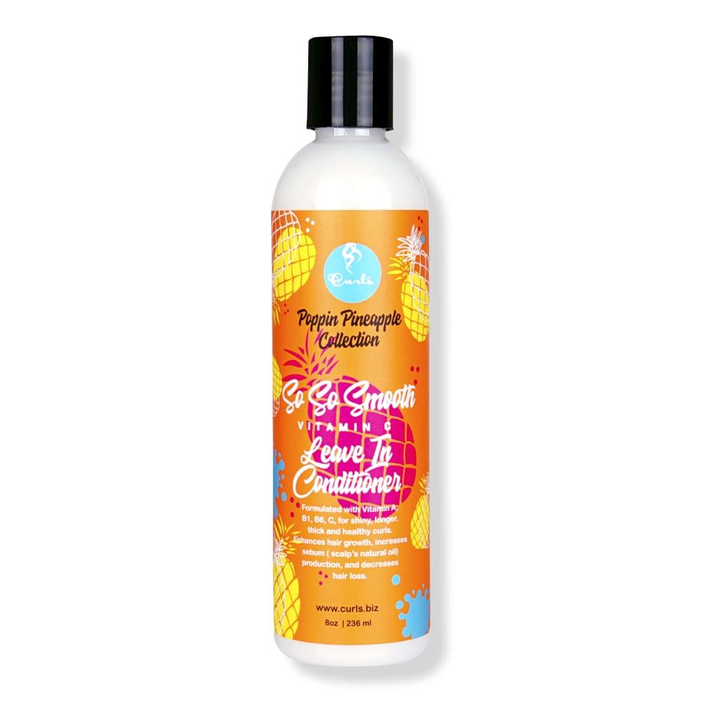 

Несмываемый кондиционер CURLS Pineapple So So Smooth с витамином С, 8,0 унций