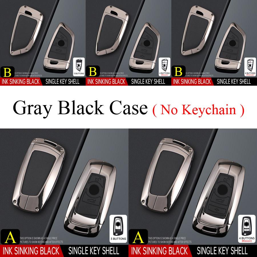 Zinc Alloy + PU Leather Car Key Case Cover for Holder for BMW F20 F30 G20 F31 F34 F10 G30 F11 X3 F25 X4 I3 M3 M4 1 3 5 Series