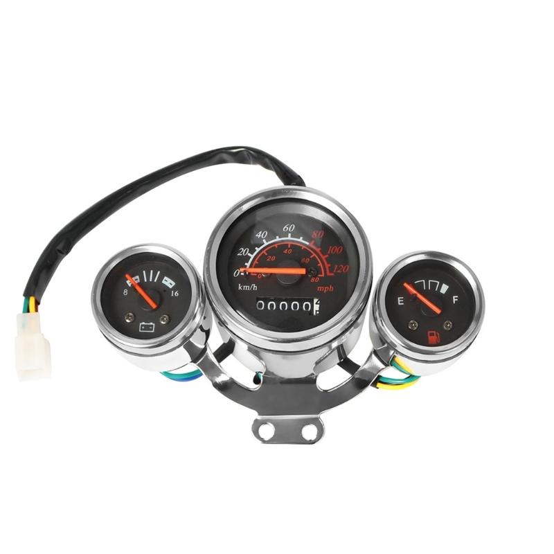 Universal Motorcycle Instrument Cluster with Shock Resistant & Waterproof Seal Bike Modification for Various Vehicles
